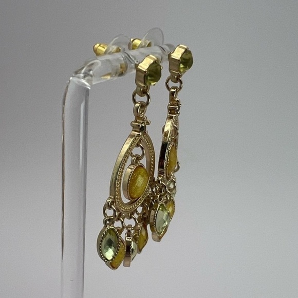 Vintage Dangle Chandelier Earrings - Picture 5 of 8
